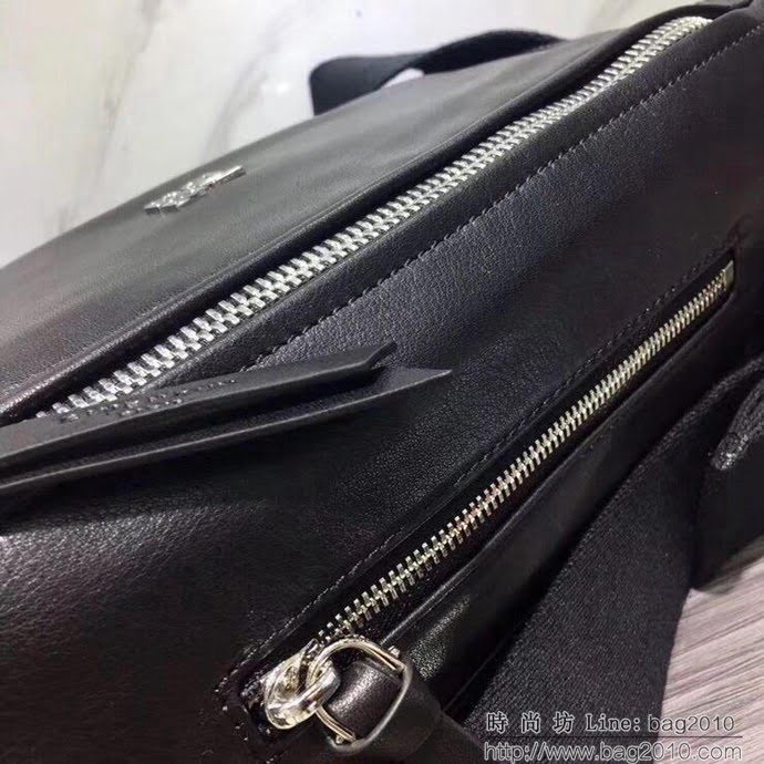 GlVENCHY紀梵希 新款雙拉鏈 全皮 斜挎胸包 單肩包  tsg1246